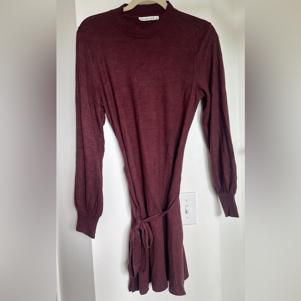AF balloon sleeve tie dress